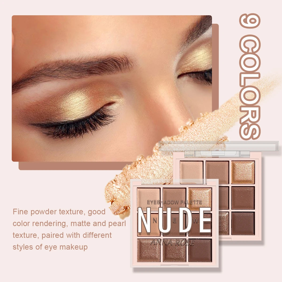 Palette eyeshadow , 9 couleurs